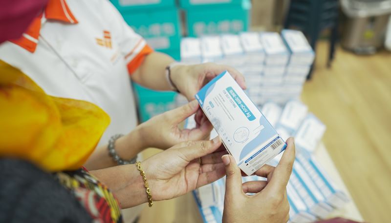 NWS Donates 20,000 Sets of Rapid Antigen Test Kits to the Underprivileged
